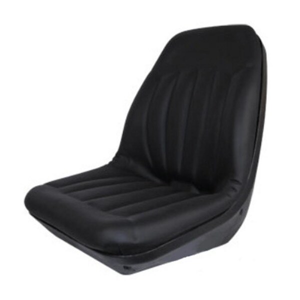 Black High-Back Dishpan Seat